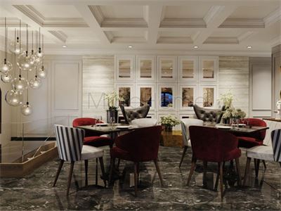 Thi công nội thất nhà hàng khách sạn Dan Hotel 4 sao cao cấp