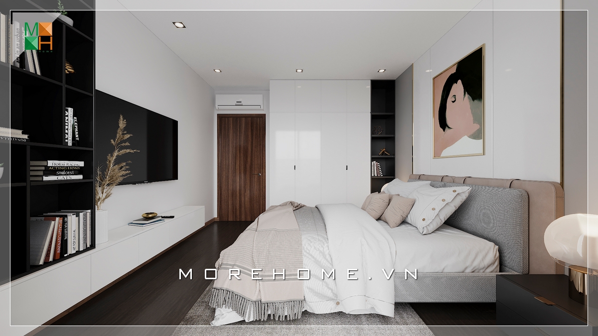 Mẫu thiết kế phòng ngủ đẹp hiện đại dành cho chung cư, nhà phố, biệt thự sang trọng và tiện nghi. Thiết kế nội thất phòng ngủ chung cư hiện đại