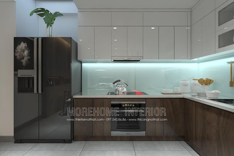 Mẫu tủ bếp gỗ An Cường rất phù hợp với điều kiện kinh tế của nhiều hộ gia đình người Việt. Liên hệ Morehome để được báo giá và sản xuất theo yêu cầu của bạn nhé Tủ bếp đẹp, tủ bếp đẹp hiện đại, tủ bếp An Cường, tủ bếp cao cấp