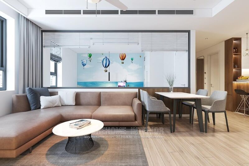 Trang trí nội thất phòng khách chung cư đơn giản nhưng đẹp mắt Thiết kế phòng khách chung cư